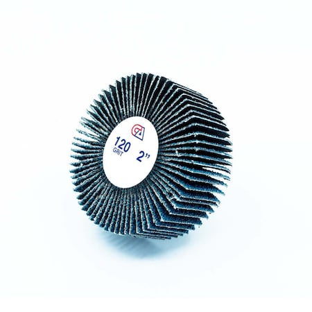 Continental Abrasives 2" x 1" 120 Grit Zirconia Shank Mounted Flap Wheel FW-Z21120